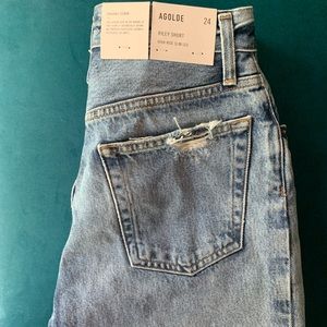 NWT Agolde Riley Short in color Outsider